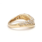 Lab Grown Diamond Round Wave Ring
