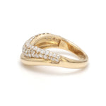 Lab Grown Diamond Round Wave Ring