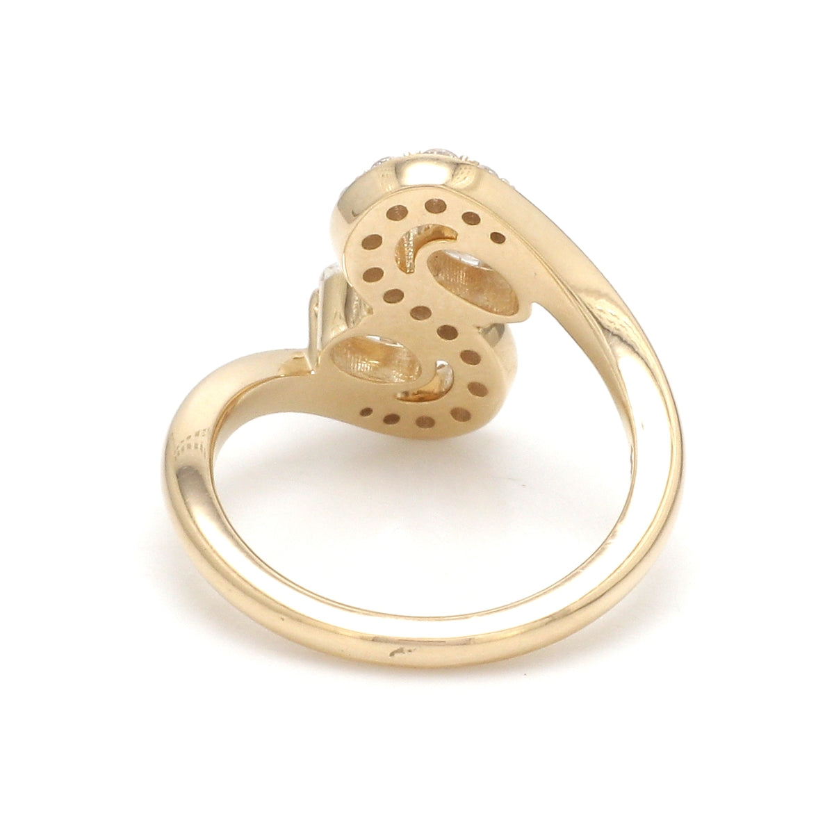 Lab Grown Diamond Oval Wave Ring