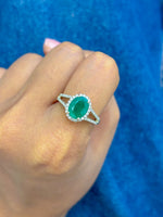 Emerald Diamond Ring