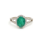 Emerald Diamond Ring