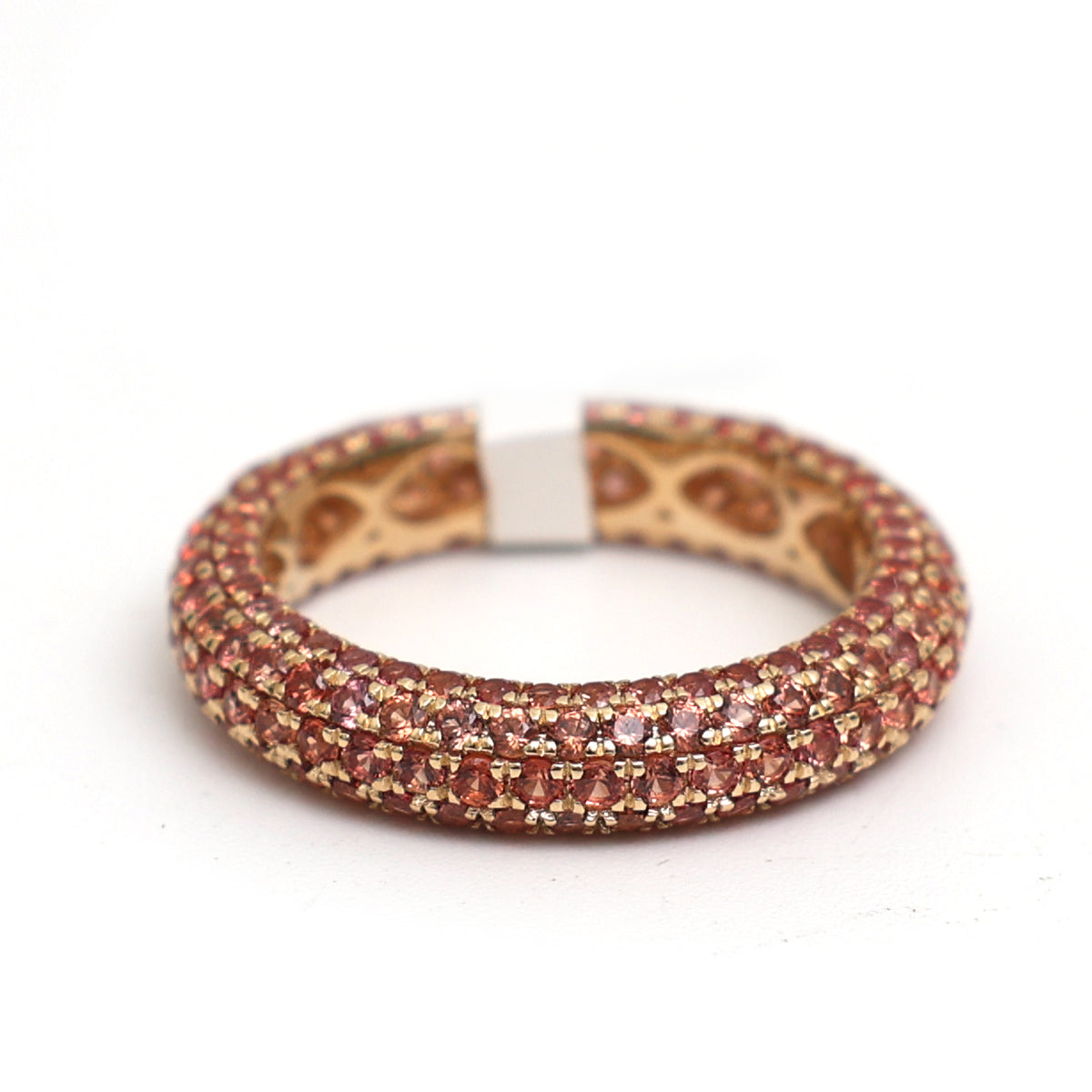 Orange Sapphire Ring