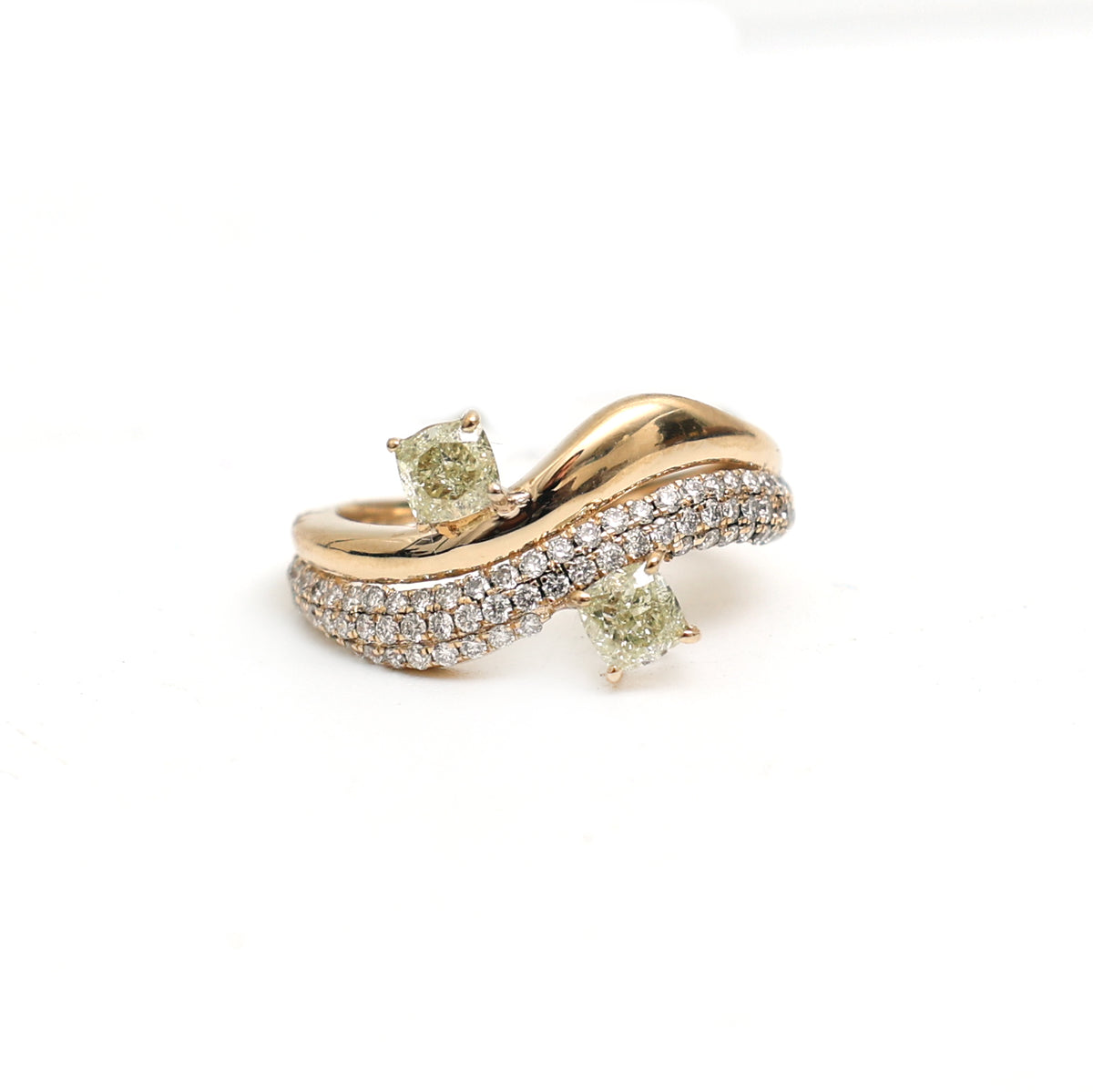 Yellow Diamond Diamond Ring