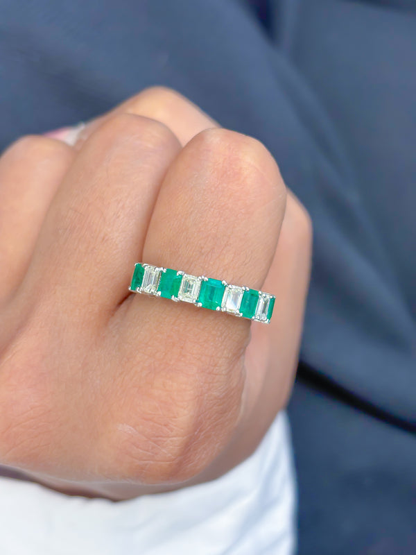 Emerald Diamond Ring