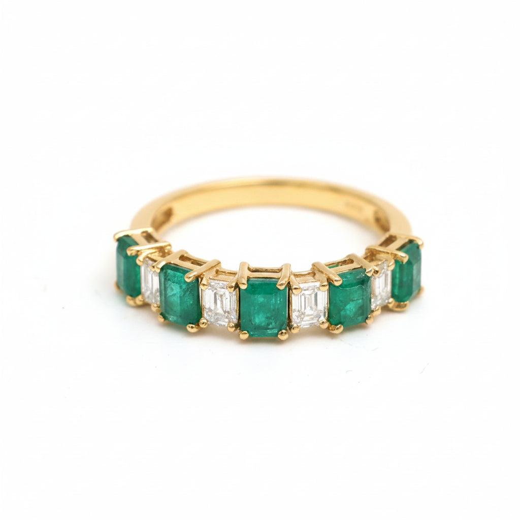 Emerald Diamond Ring