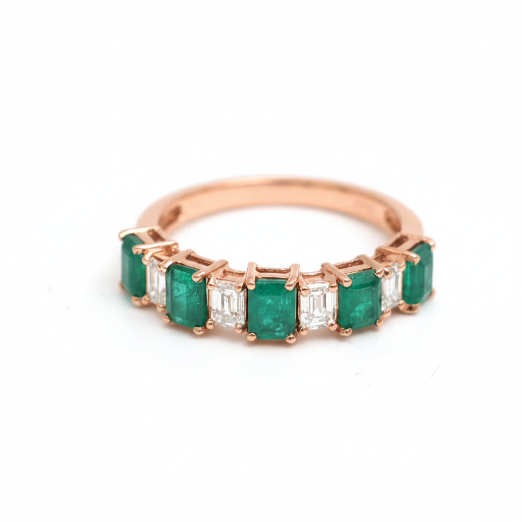 Emerald Diamond Ring