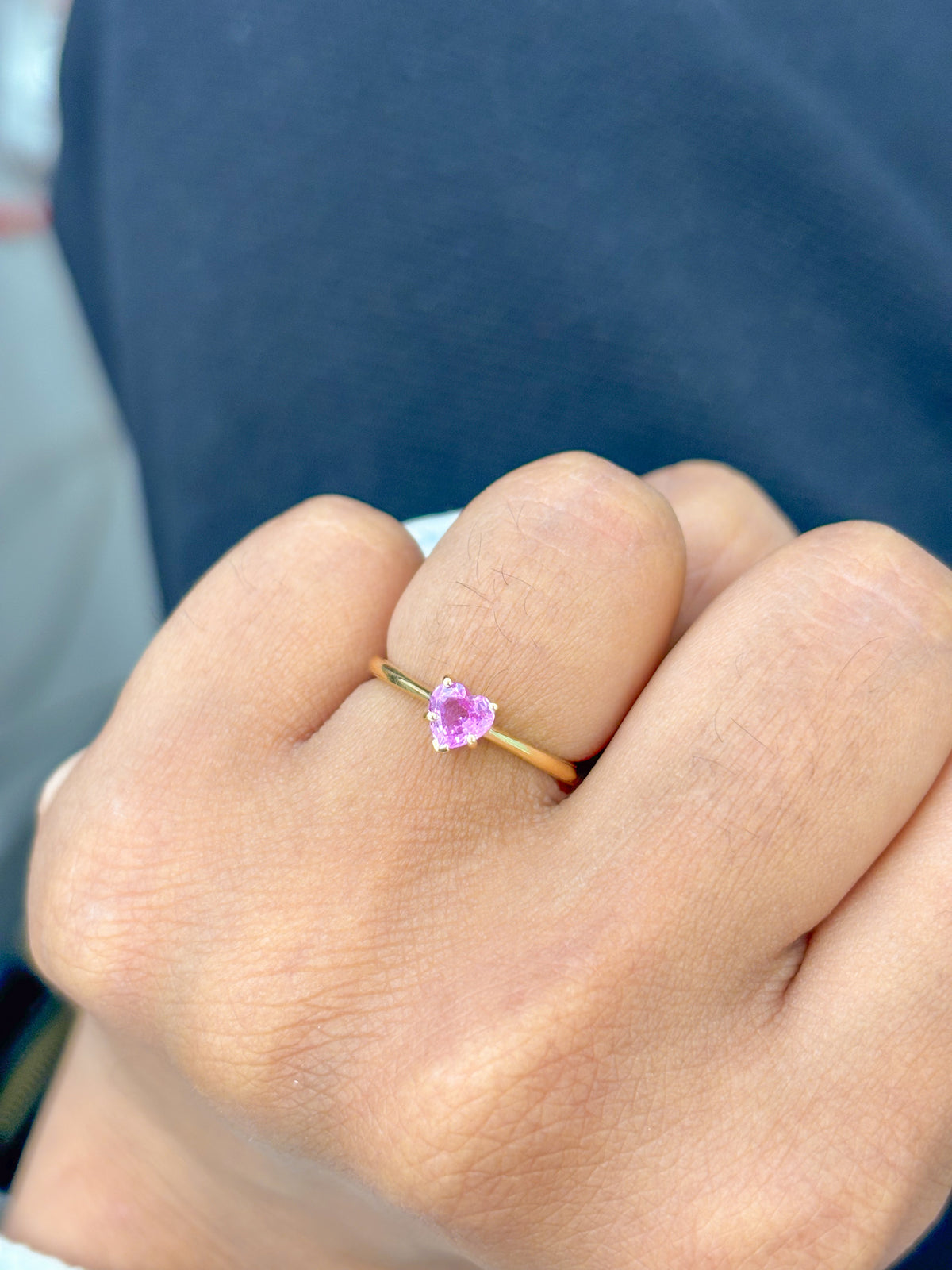 Pink Sapphire Ring