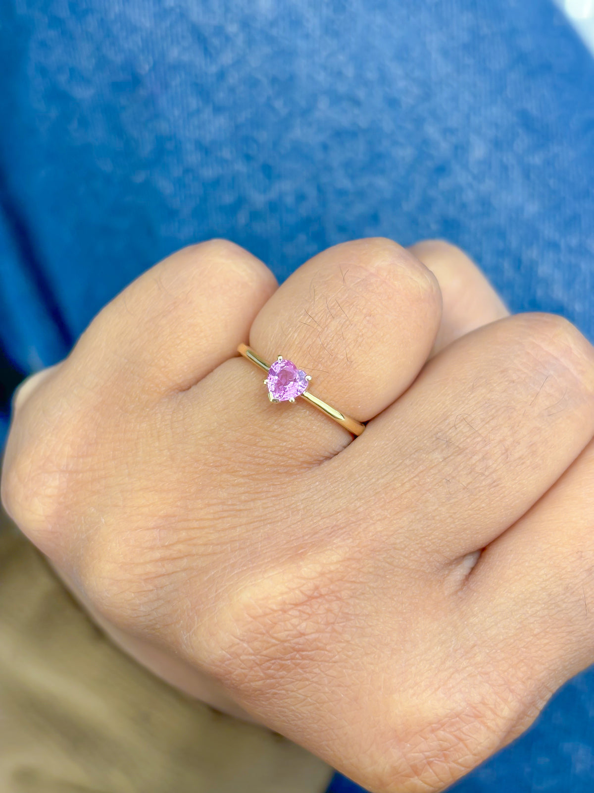 Pink Sapphire Ring