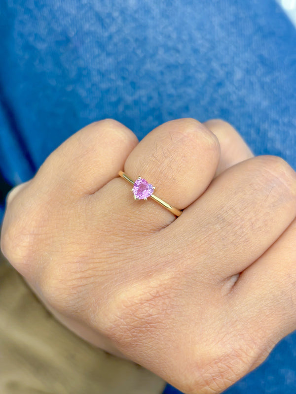 Pink Sapphire Ring