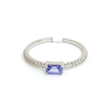 Tanzanite Diamond Ring