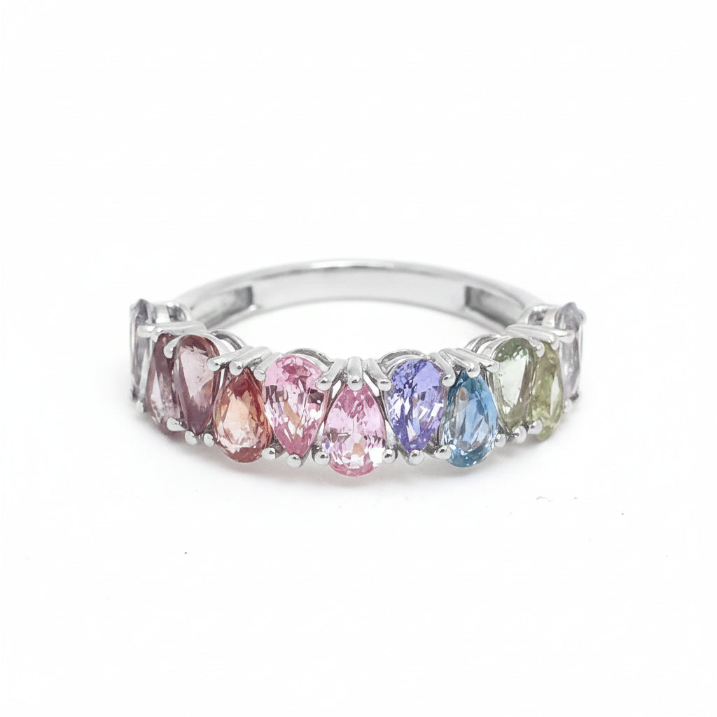 Rainbow Sapphire Ring
