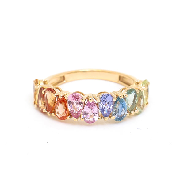 Rainbow Sapphire Ring