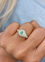 Diamond Emerald Ring