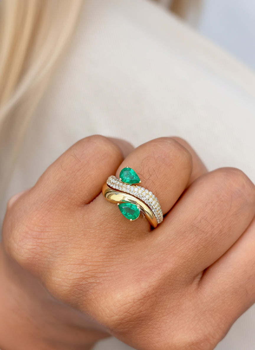 Diamond Emerald Ring