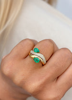 Diamond Emerald Ring
