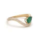 Diamond Emerald Ring