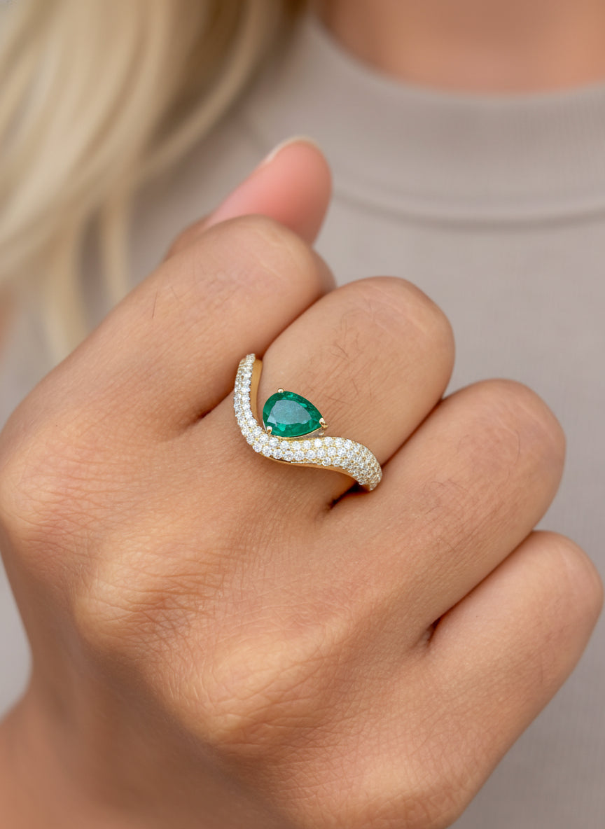 Diamond Emerald Ring