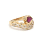 Diamond Ruby Ring