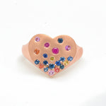 Rainbow Sapphire Ring