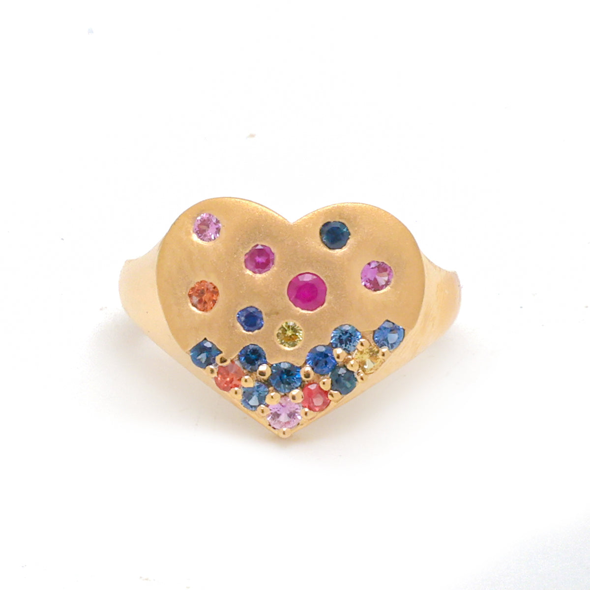 Rainbow Sapphire Ring