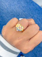 Rainbow Sapphire Ring