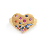 Rainbow Sapphire Ring