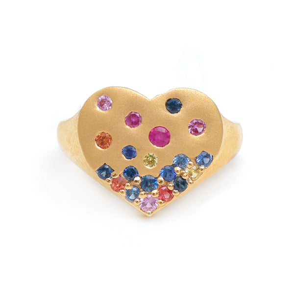 Rainbow Sapphire Ring
