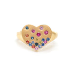 Rainbow Sapphire Ring