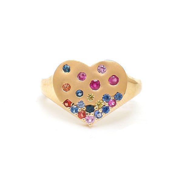 Rainbow Sapphire Ring