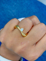 Diamond Pinky Ring