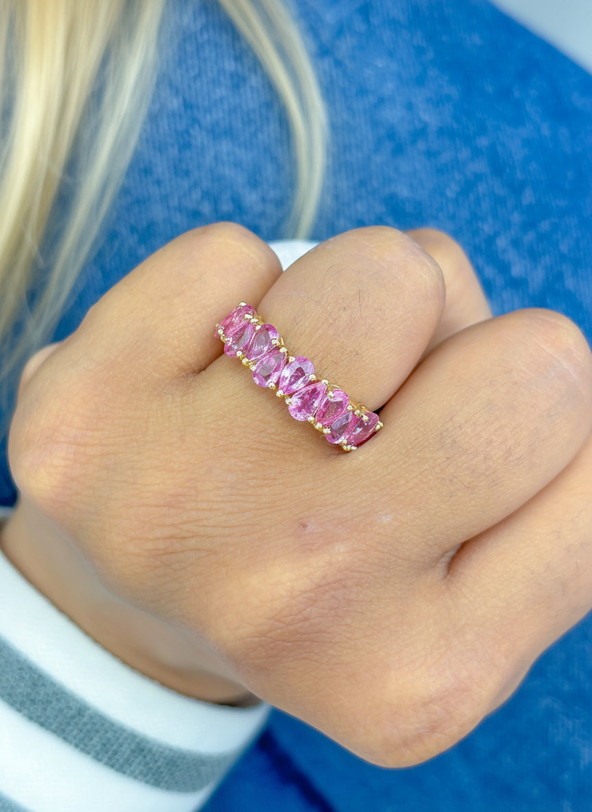 Pink Sapphire Ring