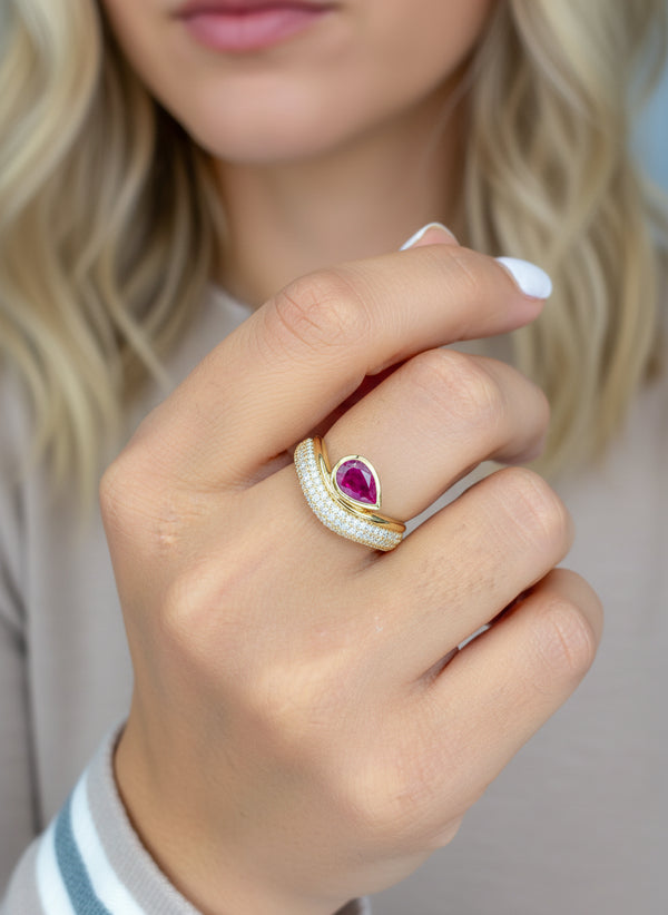 Ruby Diamond Ring