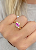 Pink Sapphire Ring