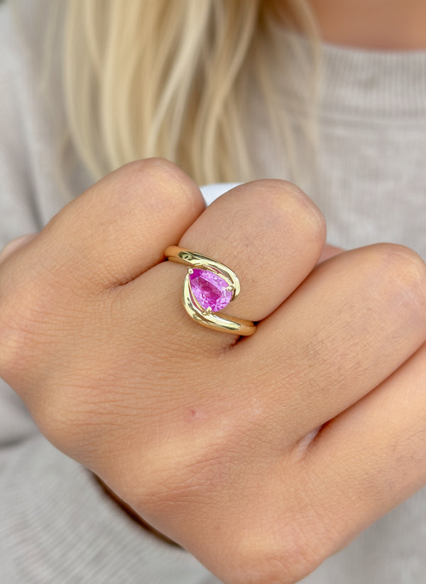 Pink Sapphire Ring