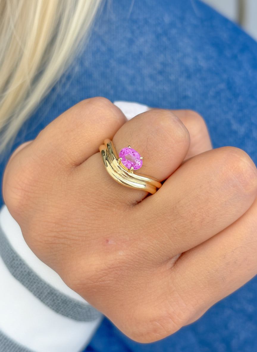 Pink Sapphire Ring