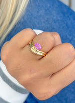 Pink Sapphire Ring