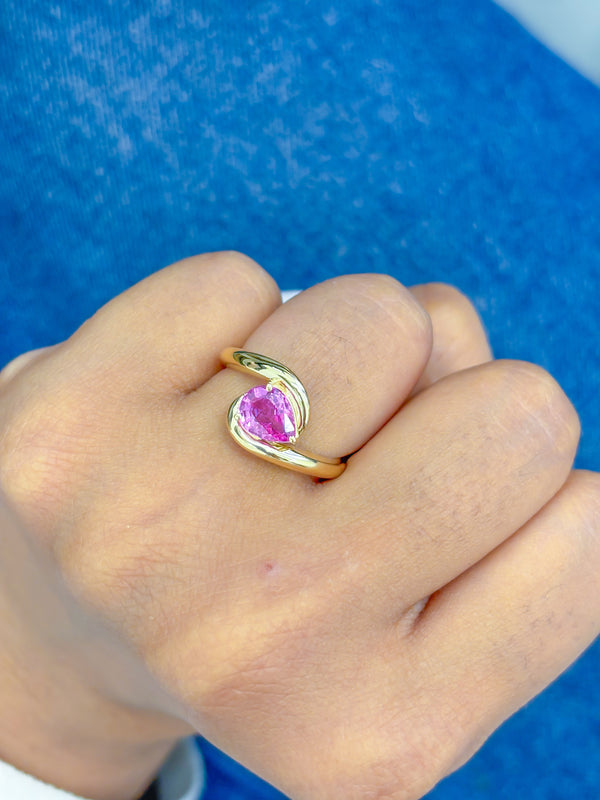 Pink Sapphire Ring