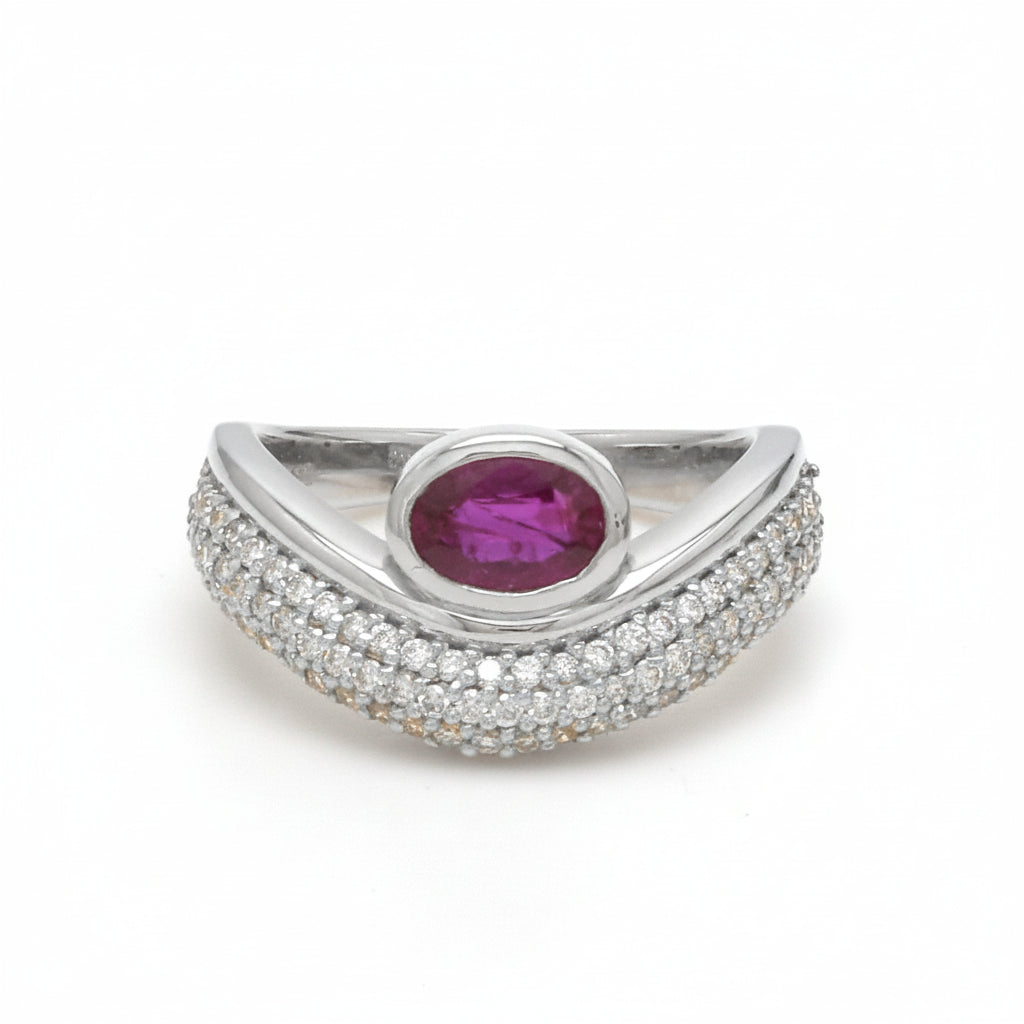 Diamond Ruby Ring