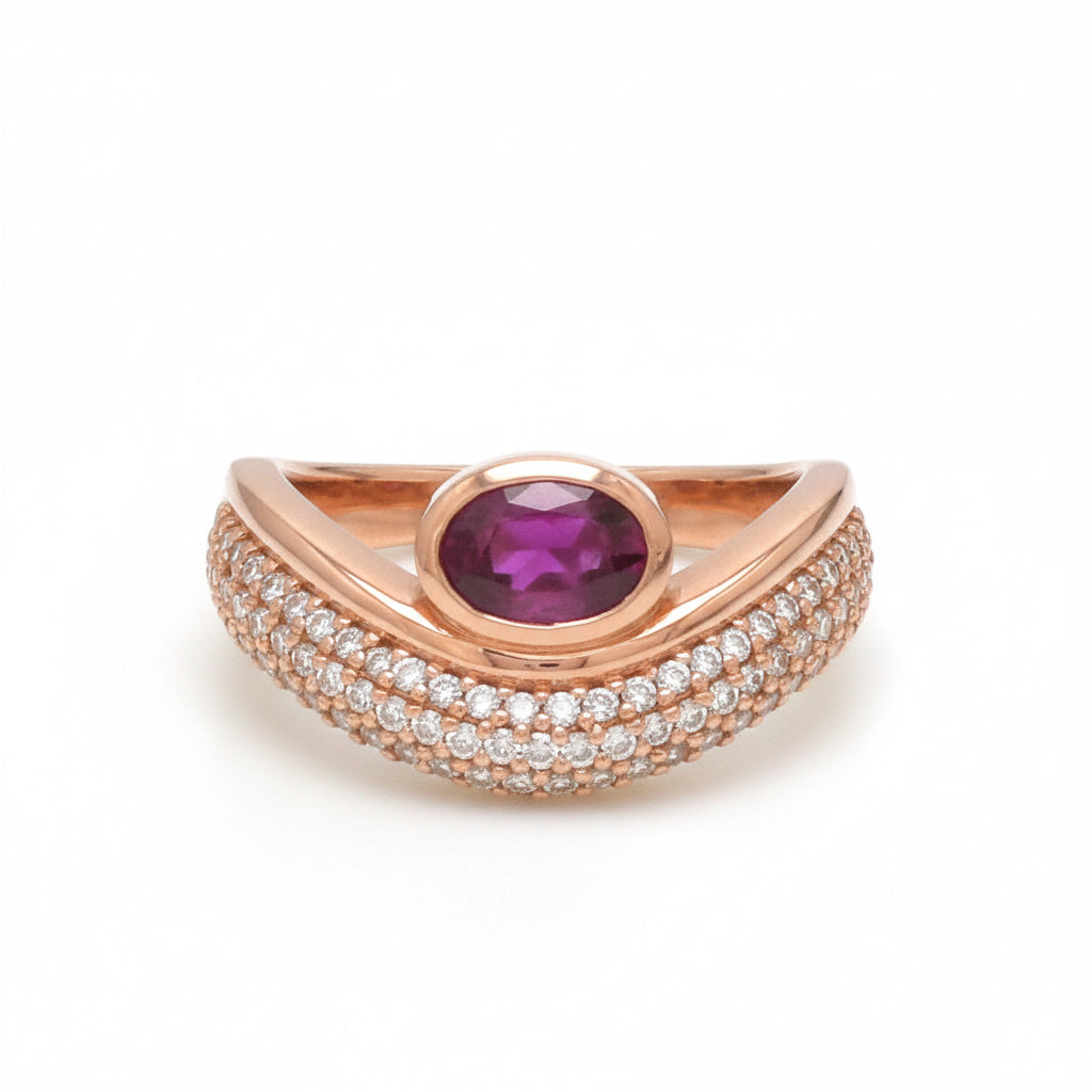 Diamond Ruby Ring