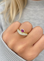 Diamond Ruby Ring