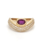 Diamond Ruby Ring
