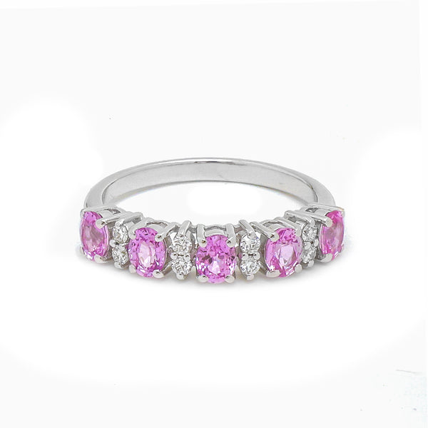 JPRG-3695/9283 Pink Sapphire Diamond Ring