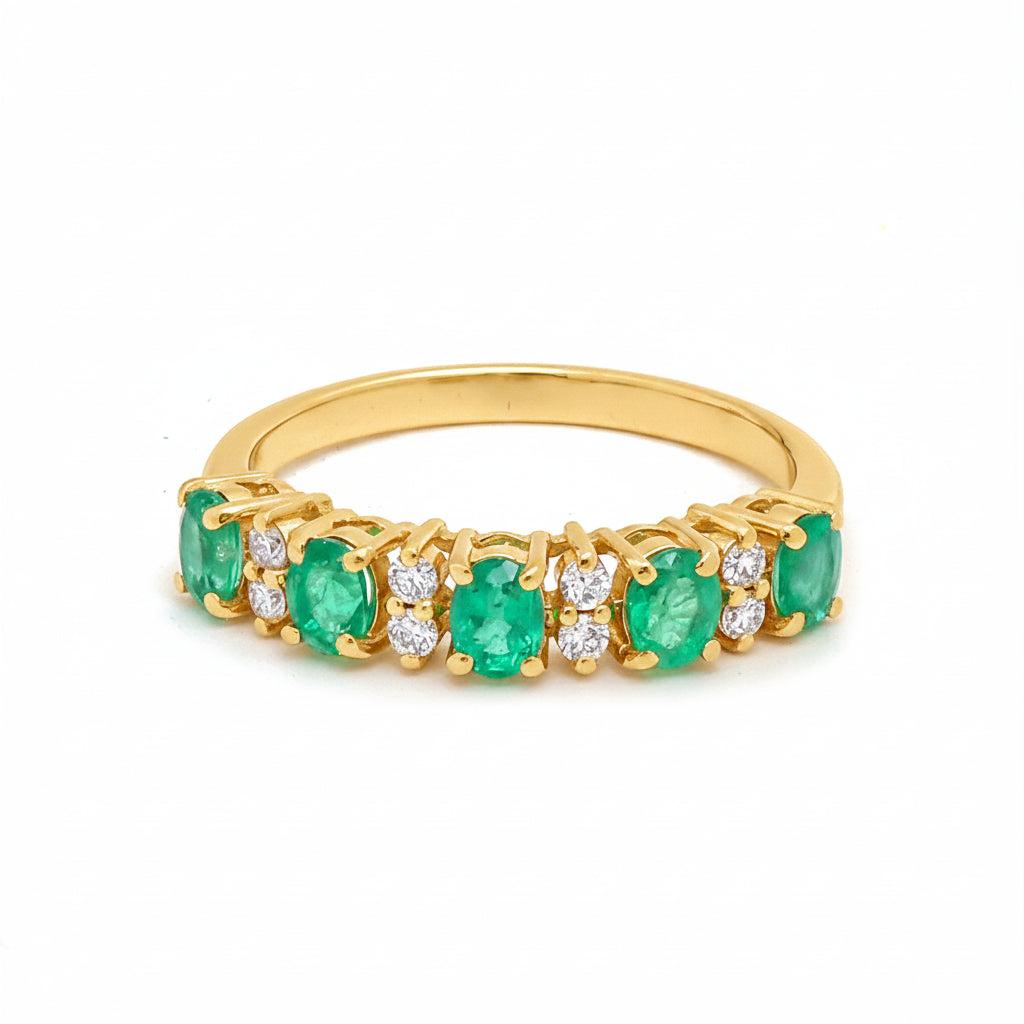 Emerald Diamond Ring