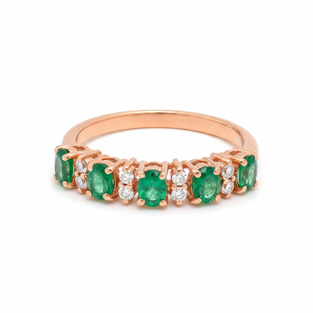 Emerald Diamond Ring