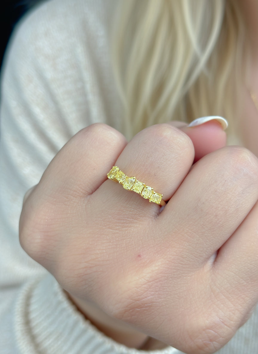 Yellow Diamond Ring
