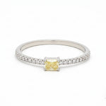 Yellow Diamond Diamond Ring