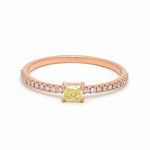 Yellow Diamond Diamond Ring