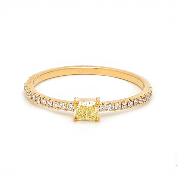 JPRG-3705/9309 Yellow Diamond Diamond Ring
