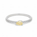 Yellow Diamond Diamond Ring