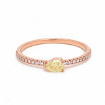 Yellow Diamond Diamond Ring